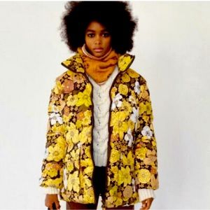 Zara oversized 2 in 1 puffer coat